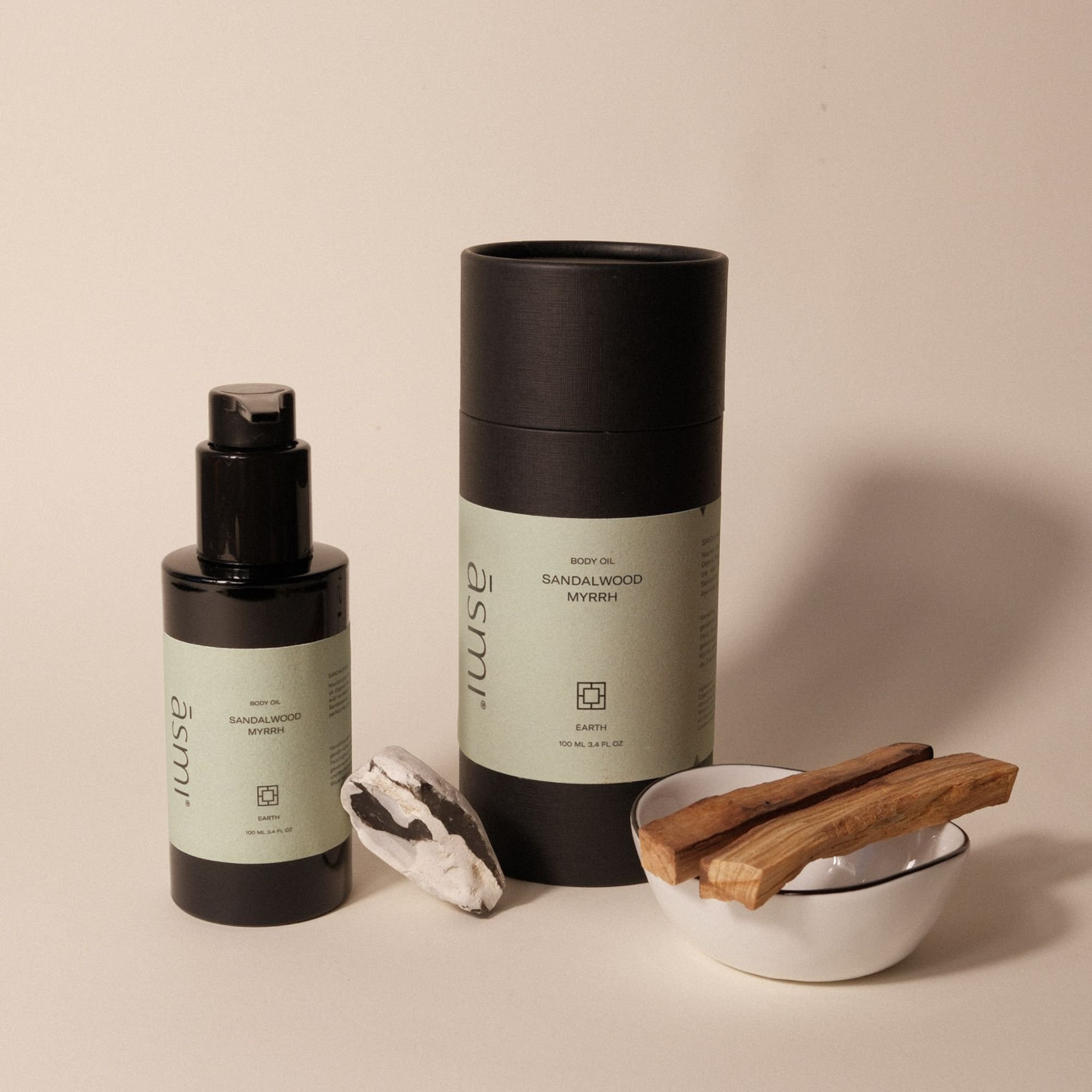 Sandelhout & Mirre Aromatische Massageolie 100ml | VATA balansolie