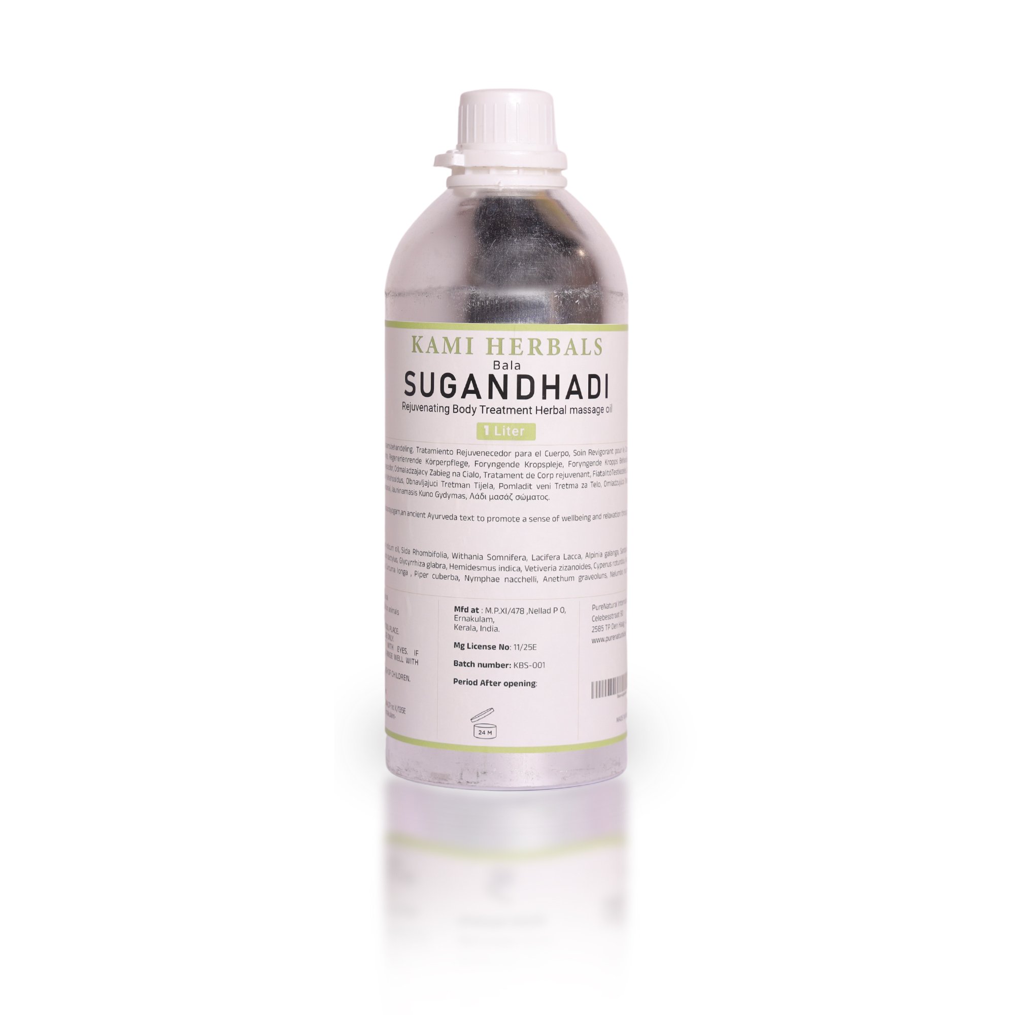 SUGANDHADI REJUVENATING BODY TREATMENT HERBAL OIL 1000 ML